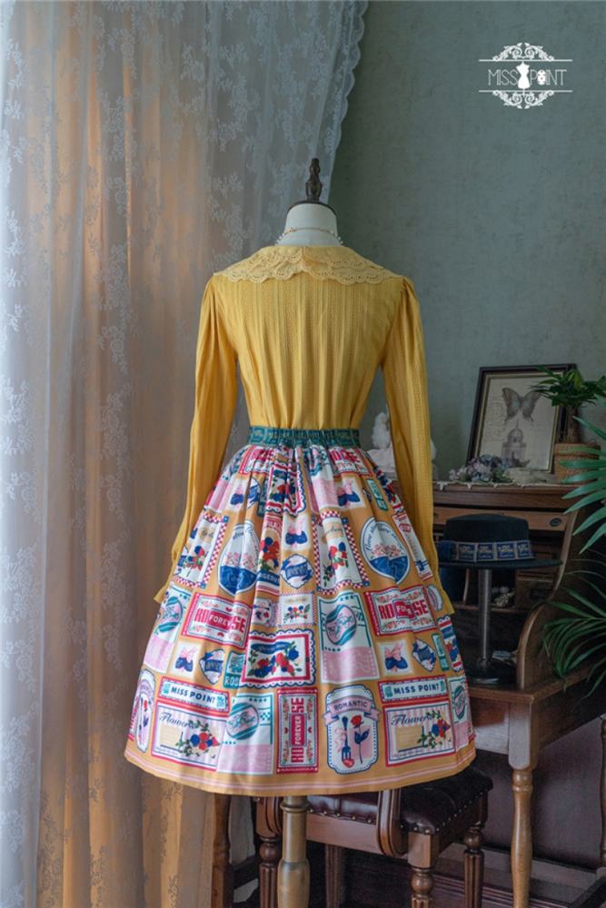 Miss Point ~Roseberry Printed Lolita Skirt