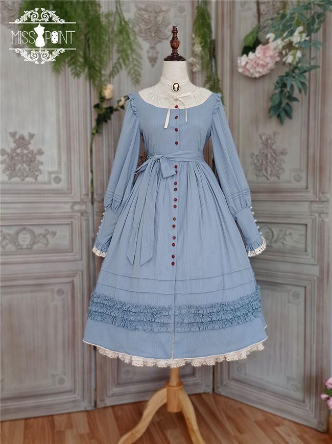 Miss Point ~ Alisa~ Lolita OP Pure Color Maid Version -Pre-order