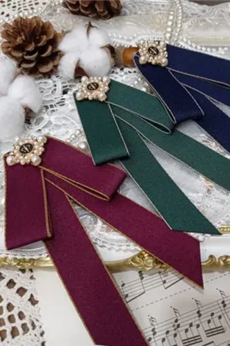 Miss Point Rose Humanoid~ Lolita Brooch -Ready Made