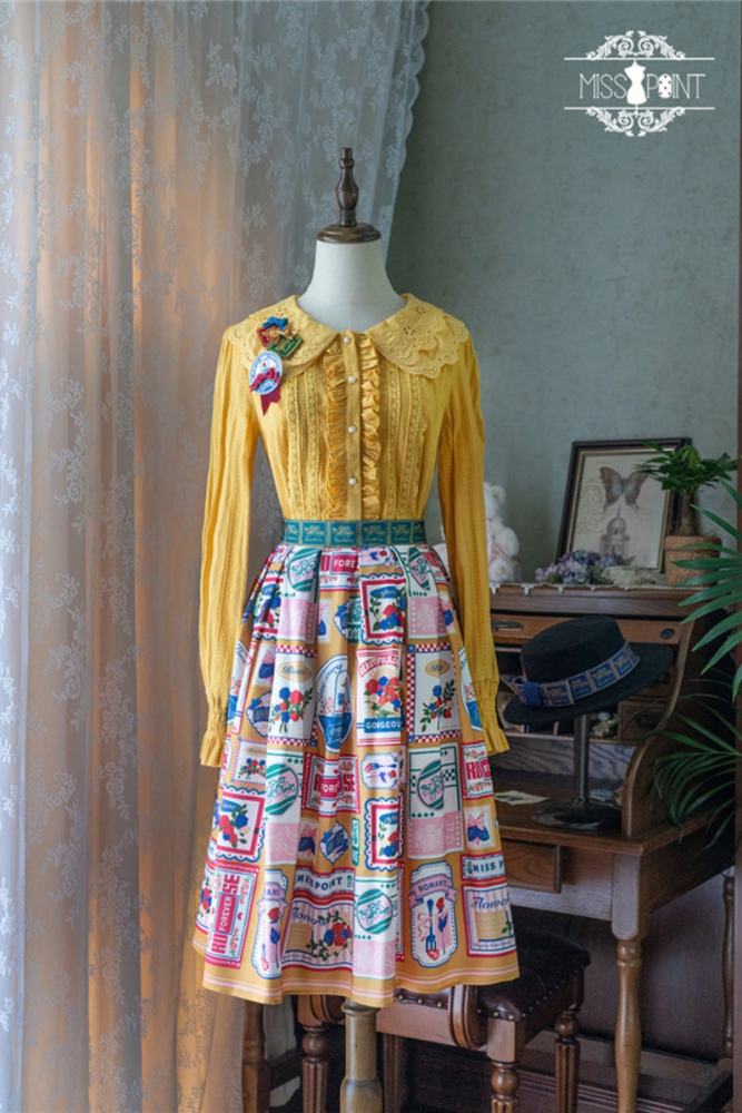 Miss Point ~Roseberry Printed Lolita Skirt