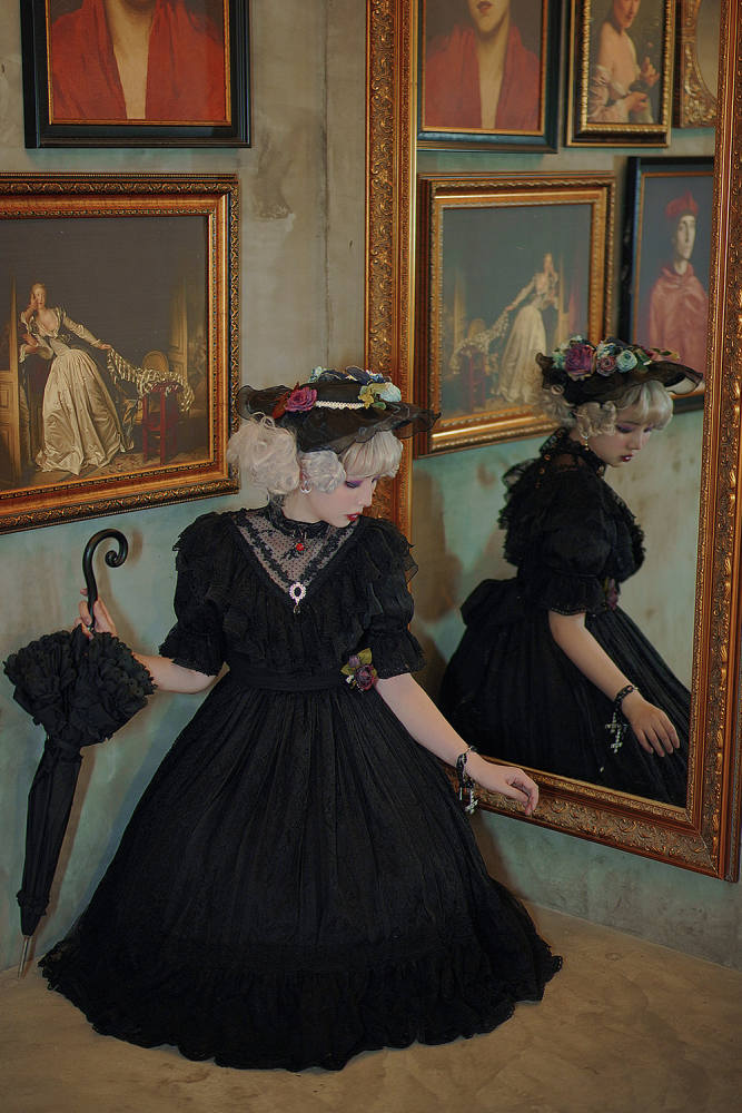 Miss Point ~The Beauty of Spring Retro Edward Lolita OP