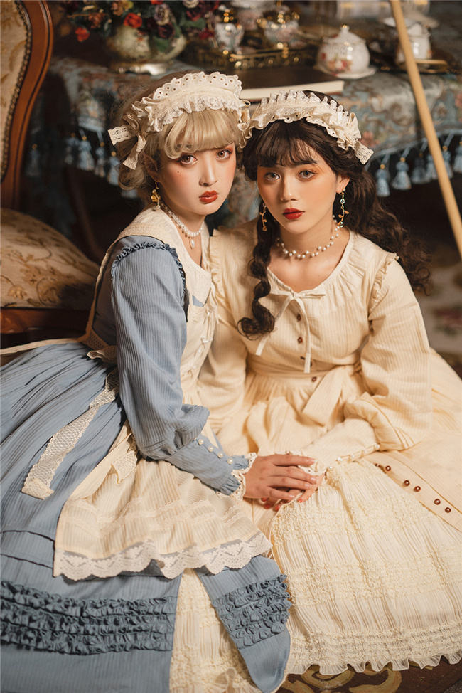 Miss Point ~ Alisa~ Lolita OP Pure Color Maid Version -Pre-order