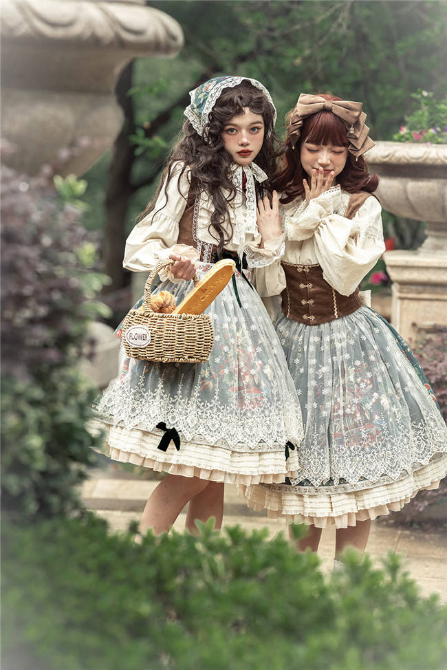Miss Point ~The Song of Harvest Vintage Corset Lolita JSK