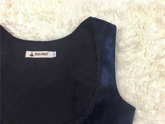 Miss Point ~The Song of Harvest Velvet Fishbone Lolita Vest -Pre-order