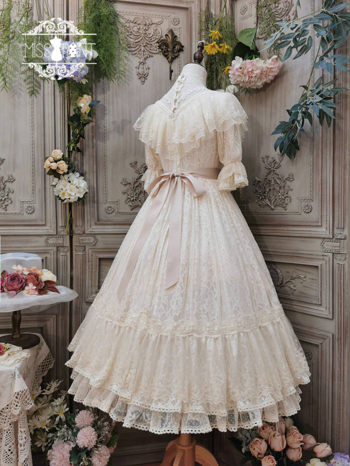 Miss Point ~The Beauty of Spring Retro Edward Lolita OP