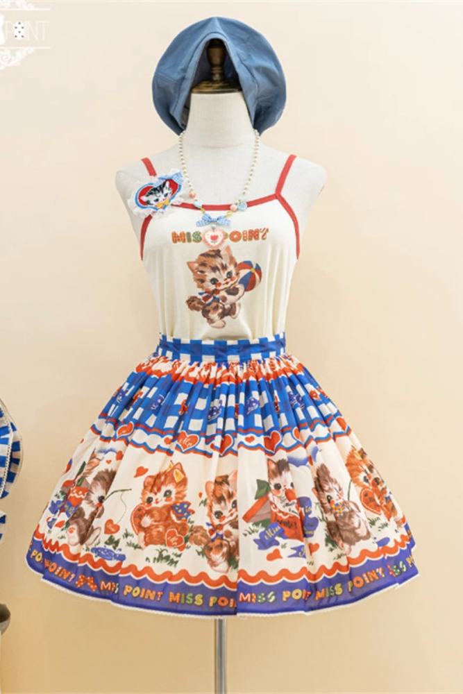 Miss Point Sweet Kitty Lolita Skirt