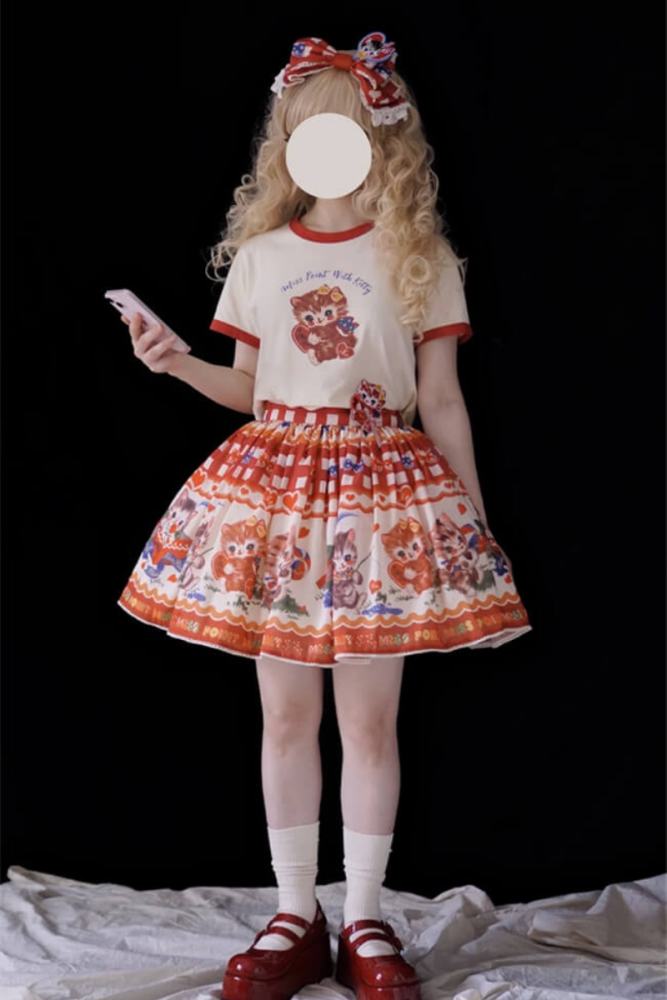 Miss Point Sweet Kitty Lolita Skirt