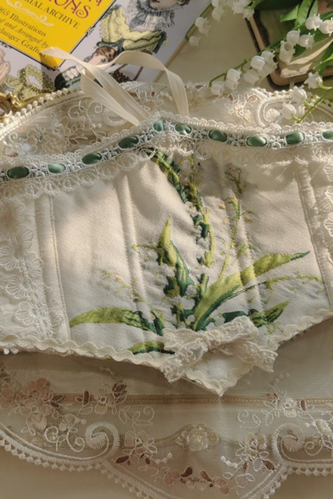 Miss Point ~Through Your Bloom Lolita Corset -Pre-order