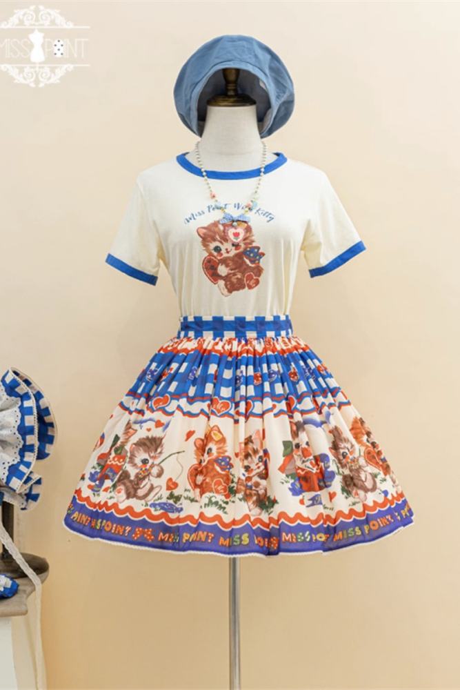 Miss Point Sweet Kitty Lolita Skirt
