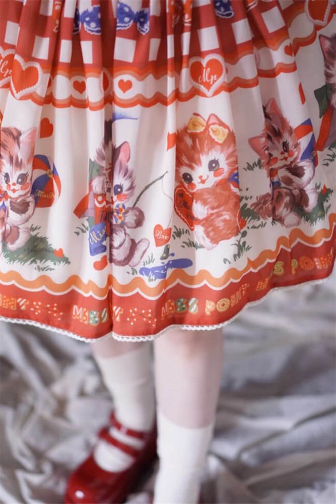 Miss Point Sweet Kitty Lolita Skirt