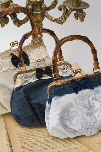 Komomo ~Peony Whisper~ Lolita Side Clips Bag and Sleeves