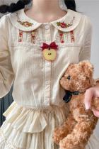 Miss Point ~Little Fox in Woods Cotton Lolita Blouse