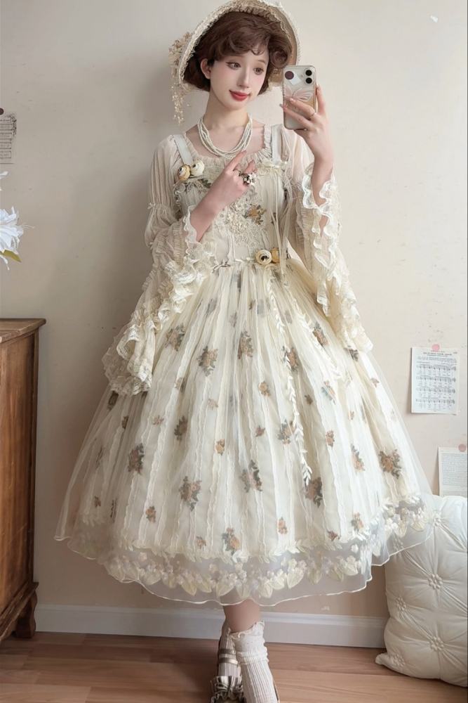Forest Song ~Cloris~ Hime Sleeves Gothic Lolita Blouse