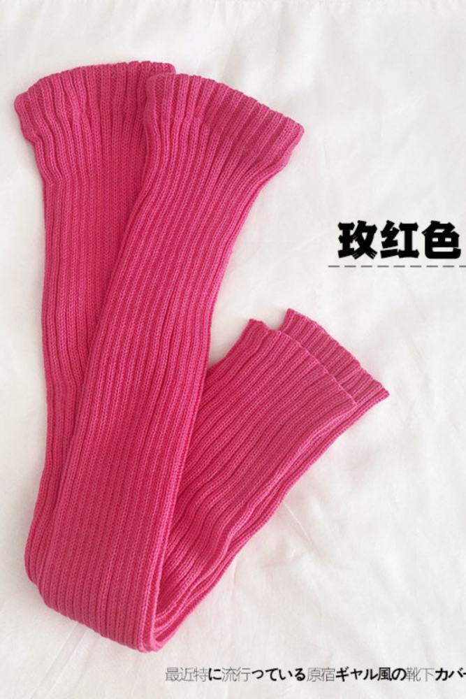 Hua Nai Cat Warm Slouchy Knee High Socks