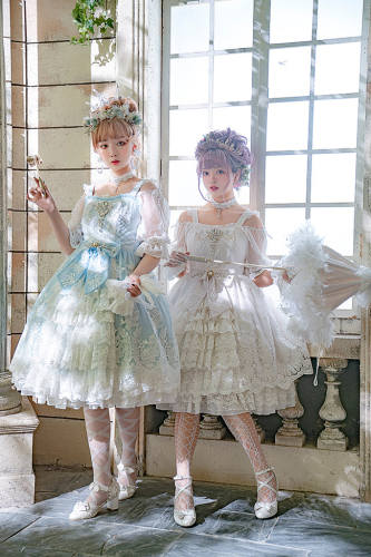 Secret Garden In Midsummer ~Elegant Lolita Bridal Dress -Ready MADE