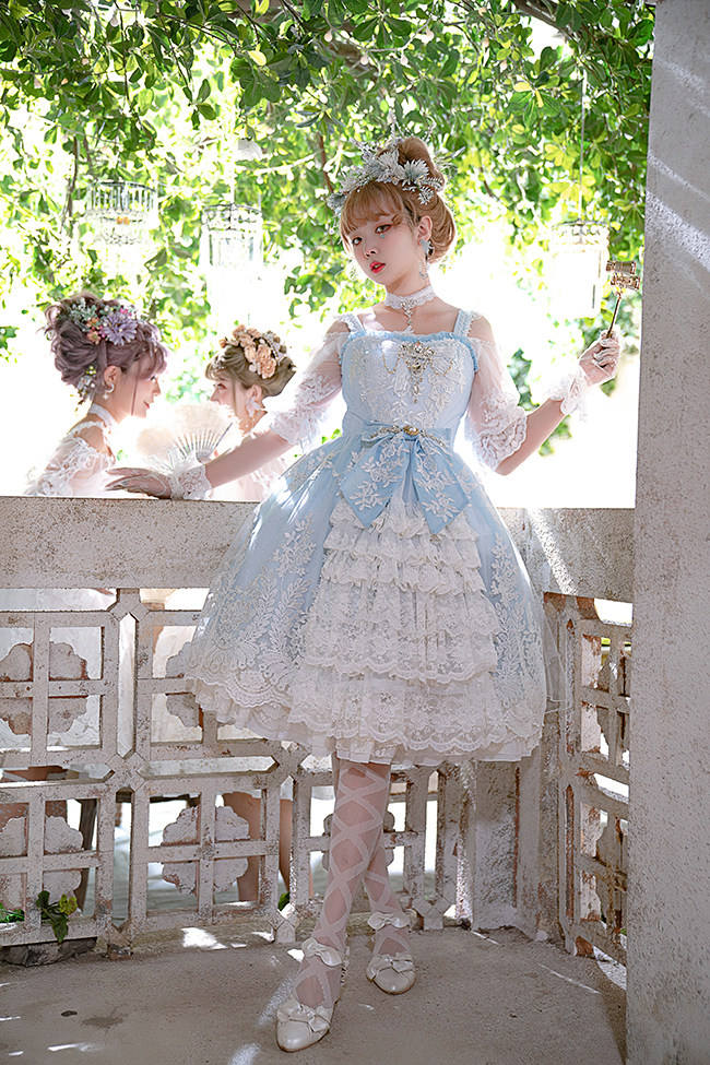 Secret Garden In Midsummer ~Elegant Lolita Bridal Dress -Ready MADE
