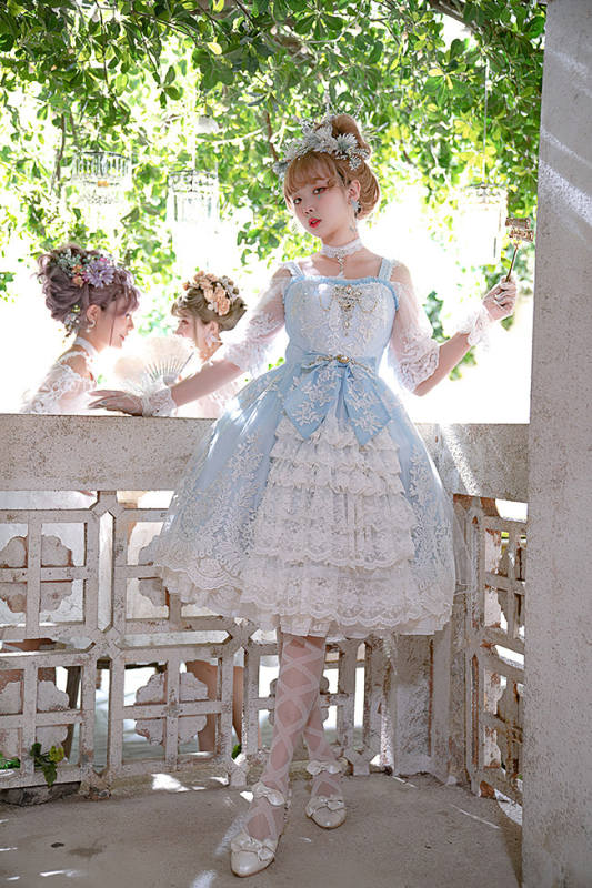 Secret Garden In Midsummer ~Elegant Lolita Bridal Dress -Ready MADE