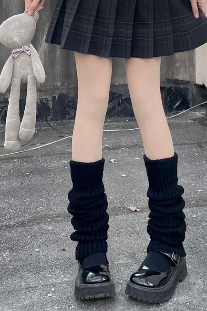 Hua Nai Cat Warm Slouchy Knee High Socks