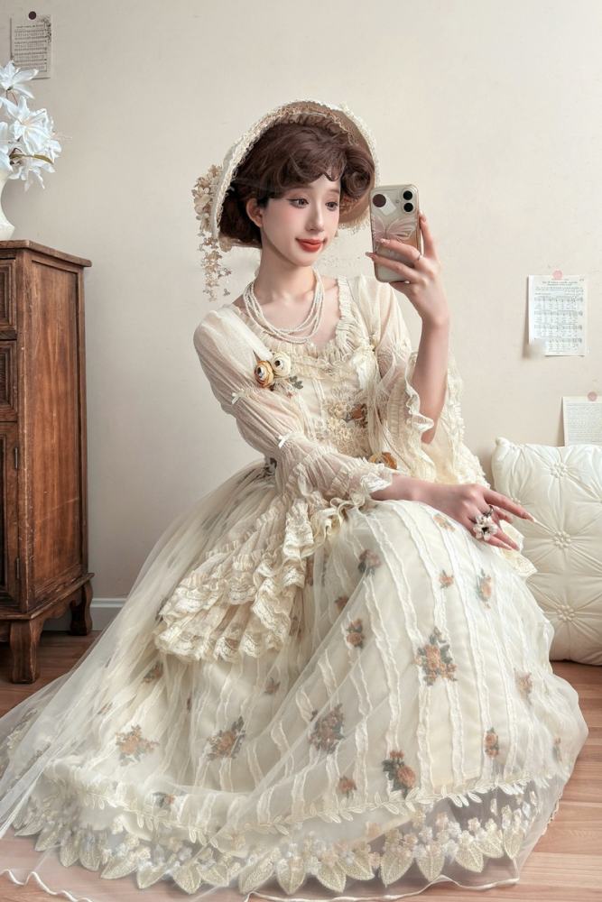 Forest Song ~Cloris~ Hime Sleeves Gothic Lolita Blouse