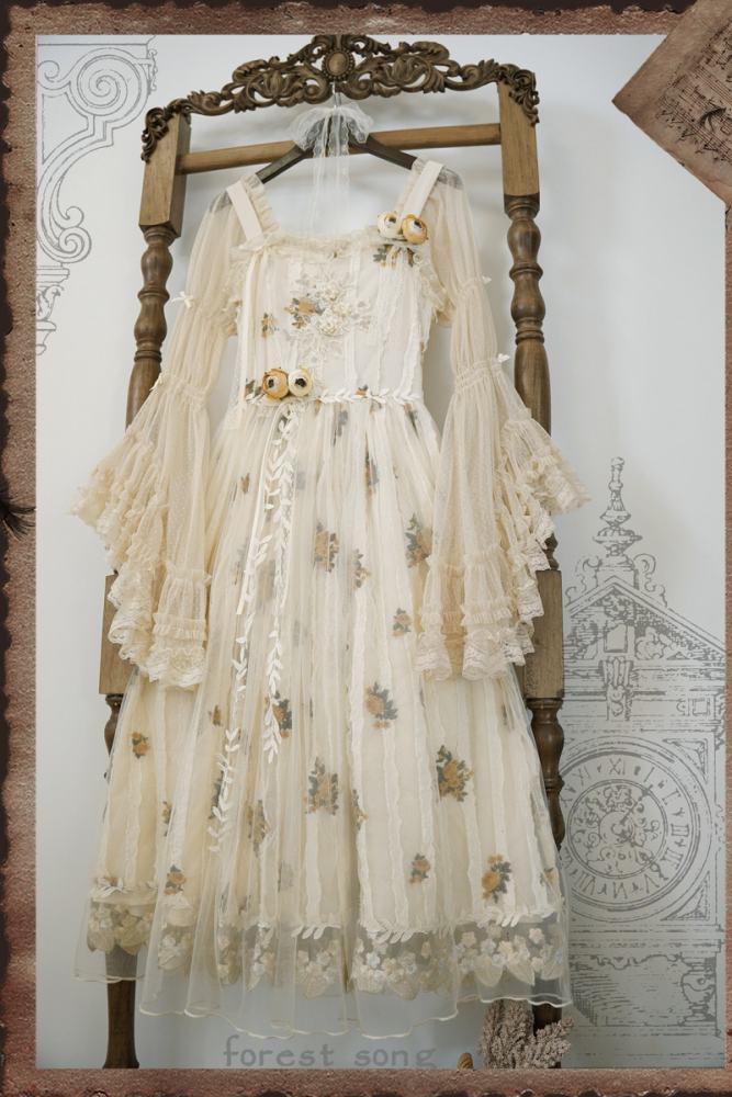 Forest Song ~Cloris~ Hime Sleeves Gothic Lolita Blouse