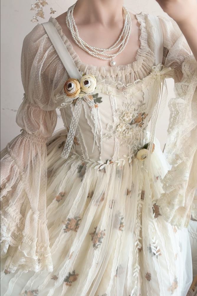Forest Song ~Cloris~ Hime Sleeves Gothic Lolita Blouse