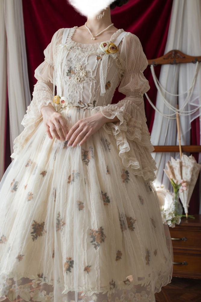Forest Song ~Cloris~ Hime Sleeves Gothic Lolita Blouse