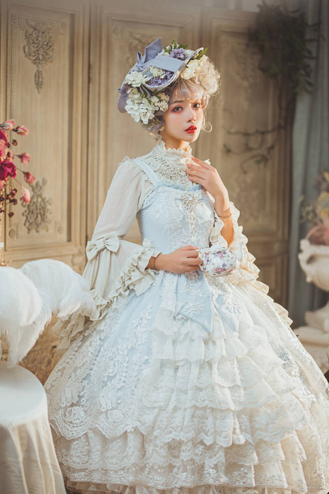 Secret Garden In Midsummer ~Elegant Lolita Bridal Dress -Ready MADE