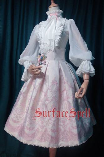 Surface Spell ~Nocturne High Waist Lolita Skirt