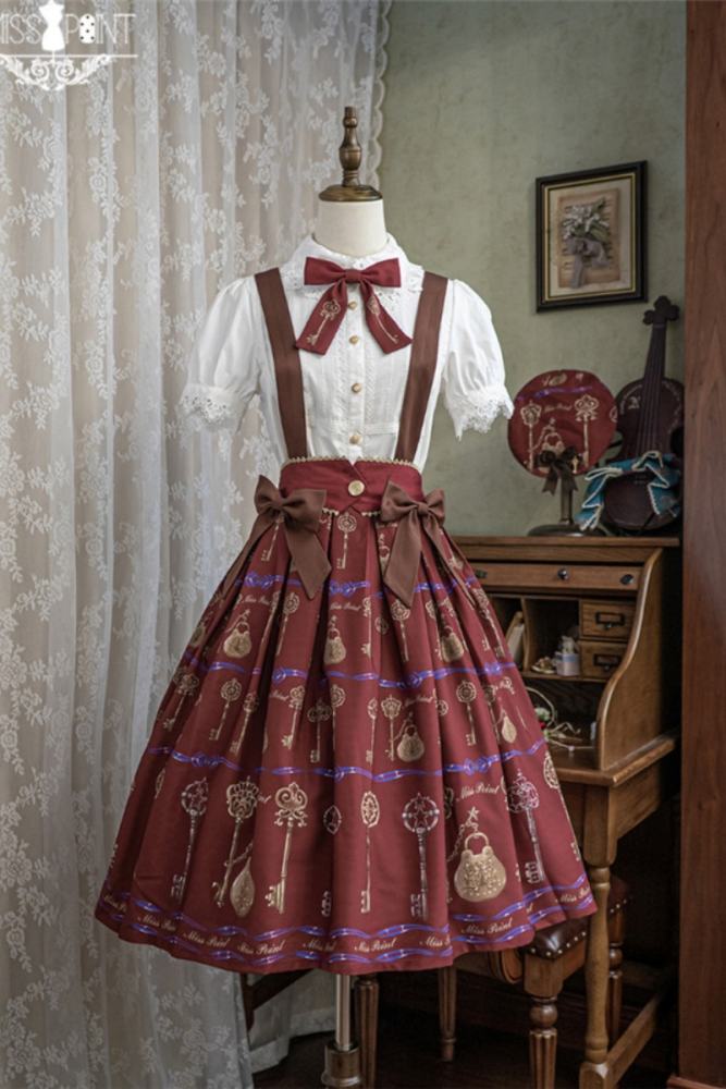 Miss Point Antique Key Classic Lolita Skirt