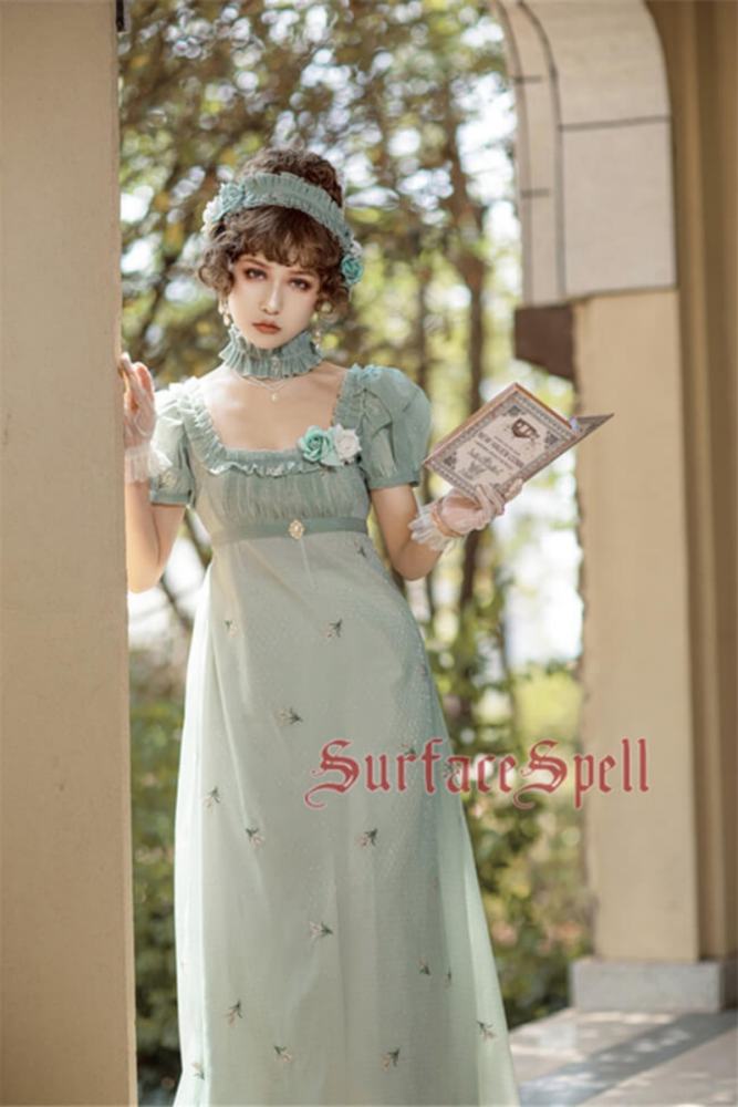 Surface Spell Spring Appointment Empire Lolita Dress