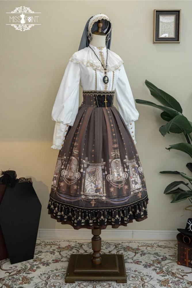 Miss Point ~ Demon Hunting Notes Skirt