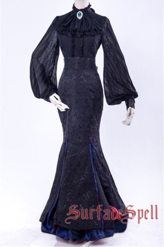 Surface Spell ~Lorelai Gothic Lolita Fishtail Skirt