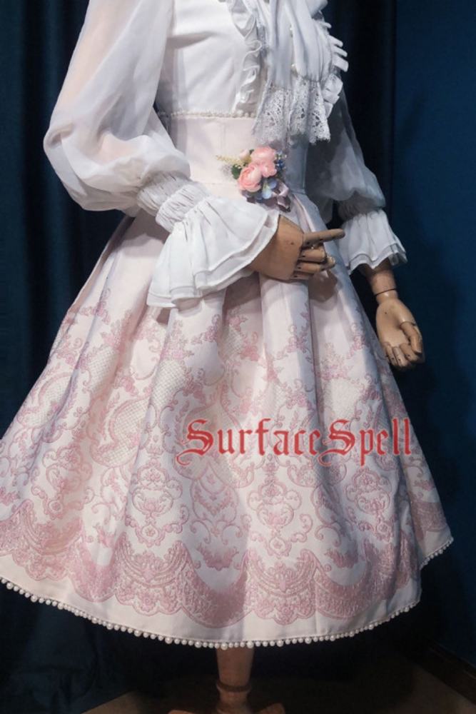 Surface Spell ~Nocturne High Waist Lolita Skirt