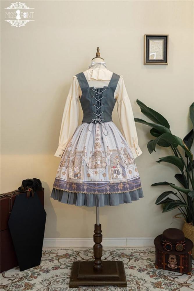 Miss Point ~ Demon Hunting Notes Skirt