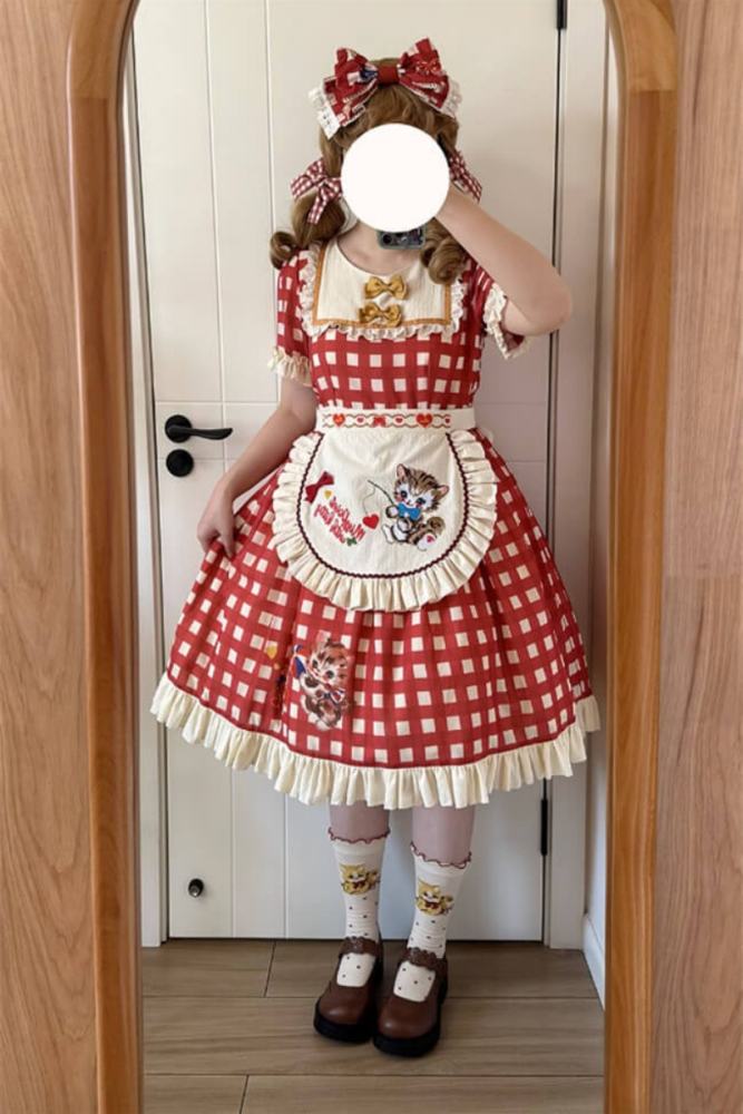 Miss Point Sweet Kitty Lolita One Piece