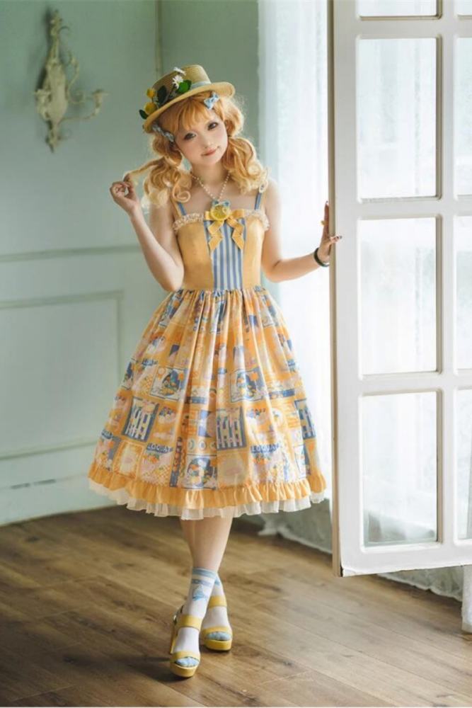 Miss Point Loquat Sweet Lolita Jumper Dress