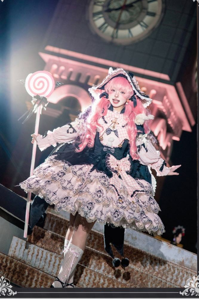 Bramble Rose Cat Witch Lolita Dress Full Set