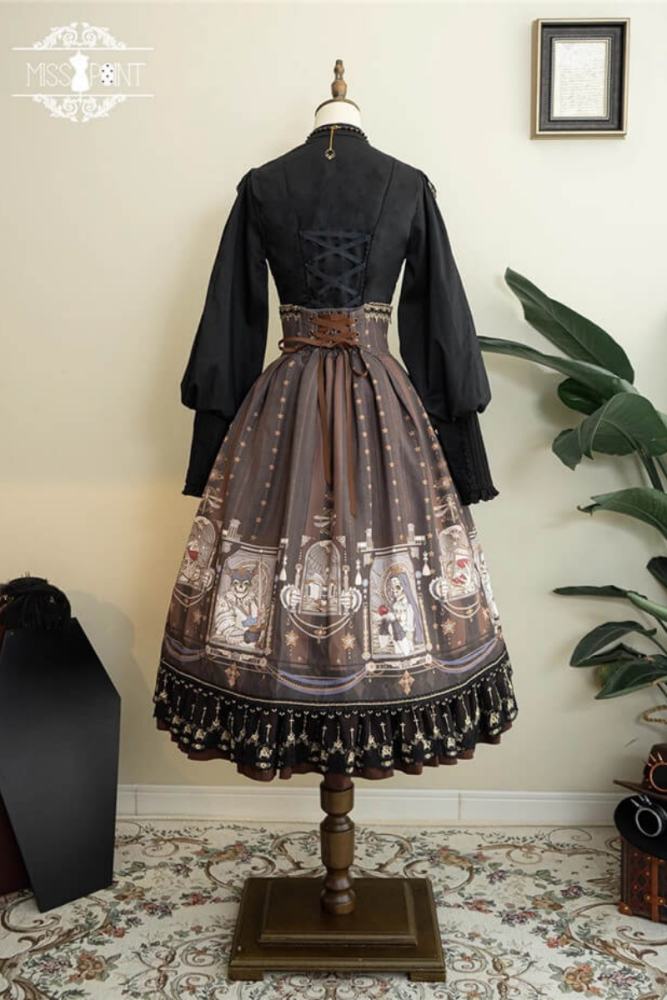 Miss Point ~ Demon Hunting Notes Skirt