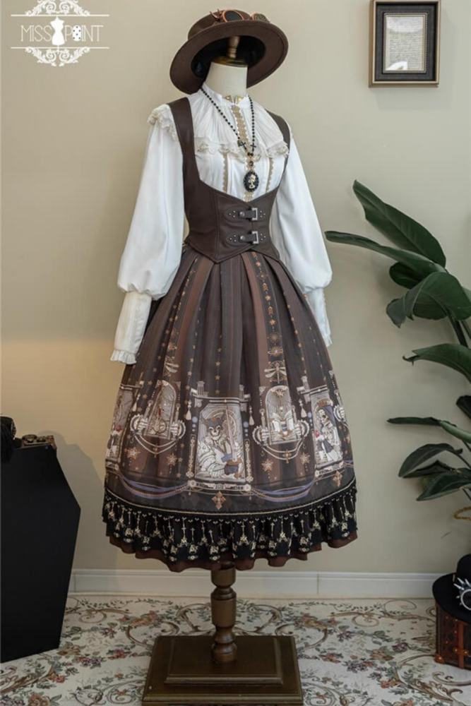 Miss Point ~ Demon Hunting Notes Skirt