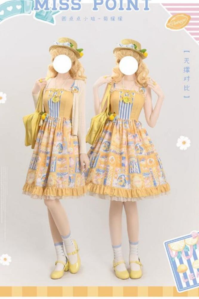 Miss Point Loquat Sweet Lolita Jumper Dress
