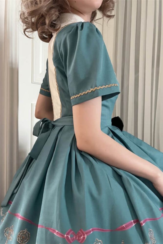 Miss Point Antique Key Classic Lolita OP Dress