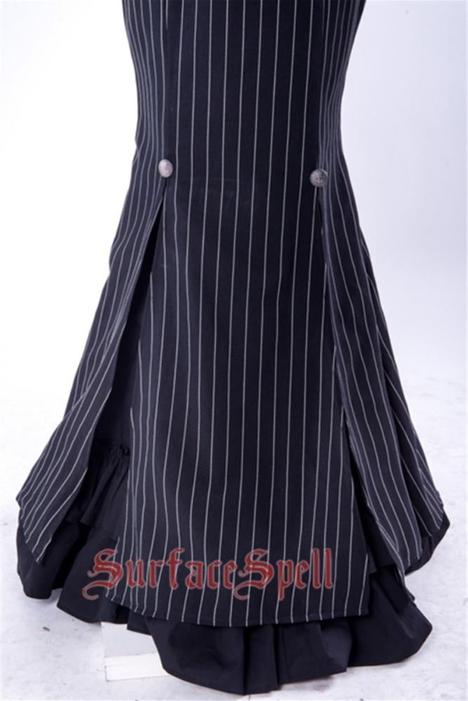 Surface Spell ~Lorelai Stripe Lolita Fishtail Skirt