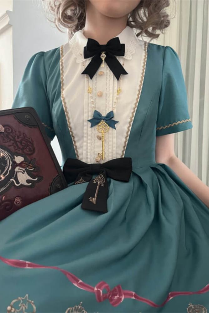 Miss Point Antique Key Classic Lolita OP Dress