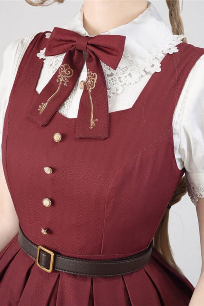 Miss Point Antique Key Classic Lolita Jumper Dress