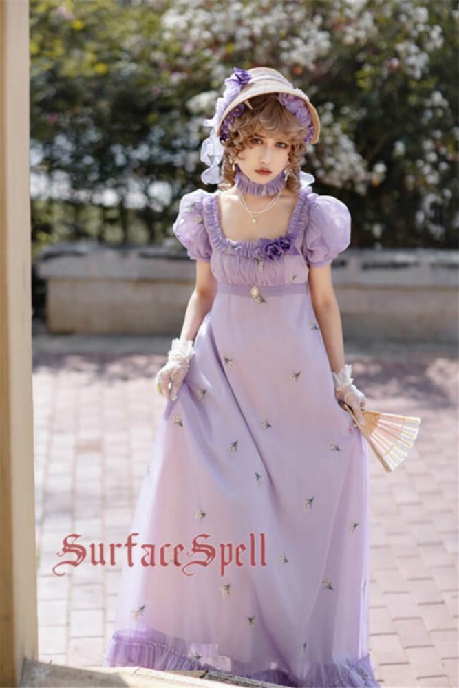 Surface Spell Spring Appointment Empire Lolita Dress