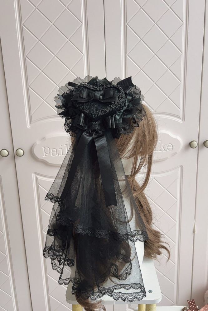 Heart Bowknot Tea Party Lovely Lolita Little Hat