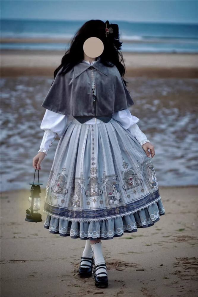 Miss Point ~ Demon Hunting Notes Skirt