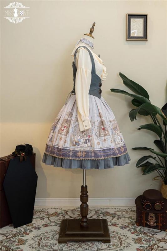 Miss Point ~ Demon Hunting Notes Skirt