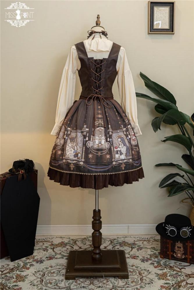 Miss Point ~ Demon Hunting Notes Skirt