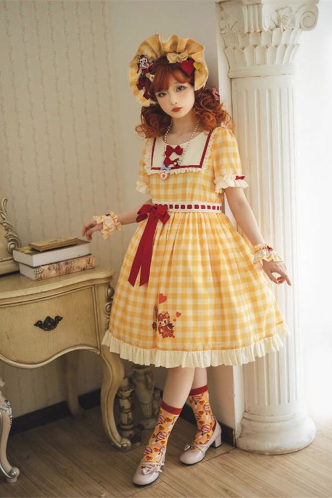 Miss Point Sweet Kitty Lolita One Piece